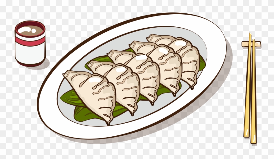 Pierogi Jedzenie Kreskówka Pałeczki Obraz Png I Wektor Clipart