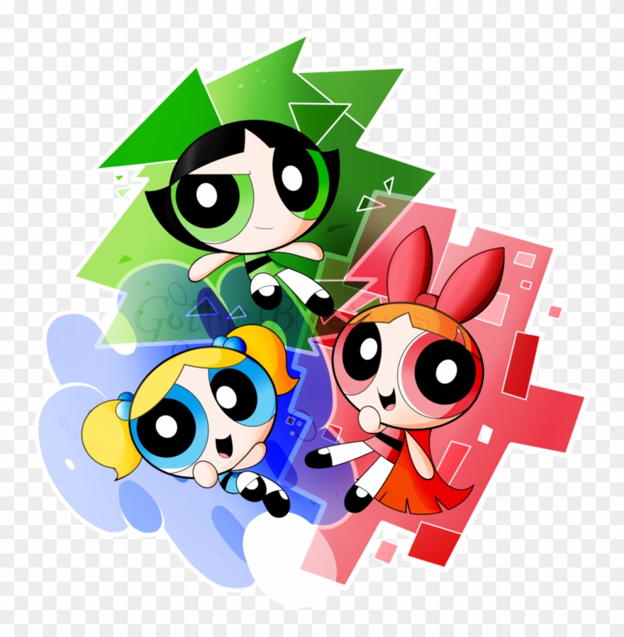 Sister Trio By Gothicblueeyes Powerpuff Girls, Girl - Powerpuff Girls 2016 Sisters Clipart