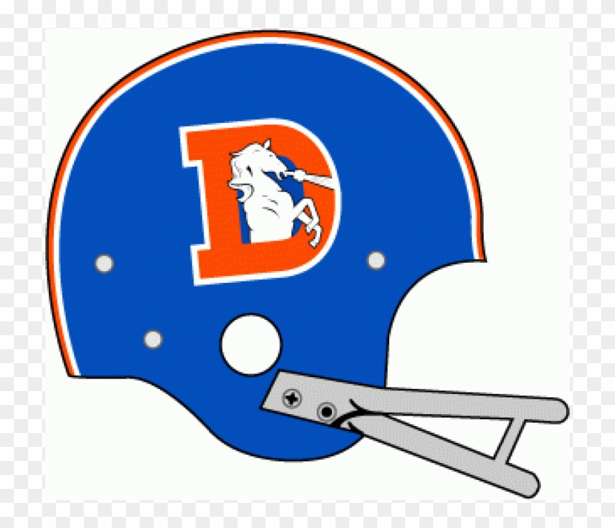 Denver Broncos Iron On Stickers And Peel-off Decals - 1967 Denver Broncos Helmet Clipart