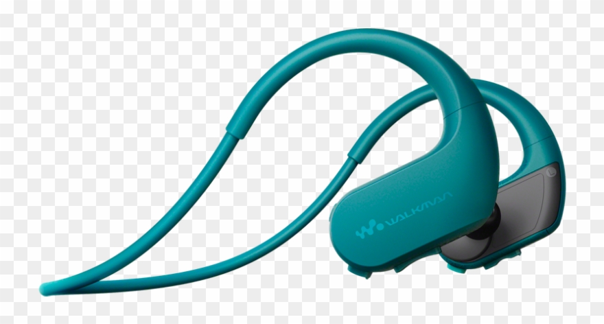Waterproof And Dustproof Walkman - Sony Nw Ws413 Blue Clipart