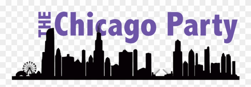 1000 X 346 6 0 - White Chicago Skyline Silhouette Clipart