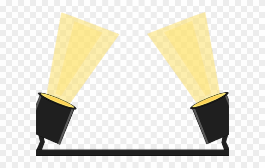 Theatre Clipart Stage Light - Movie Spotlight Clipart - Png Download