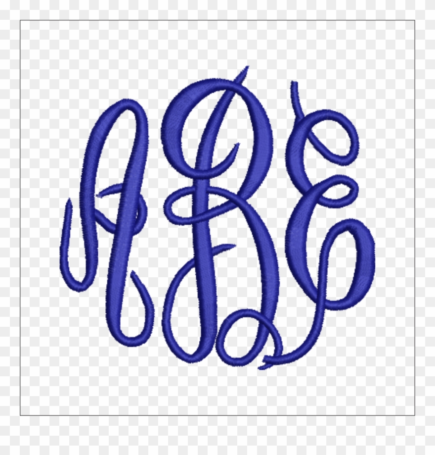 Betsey - Heart Vinyl Monogram Clipart