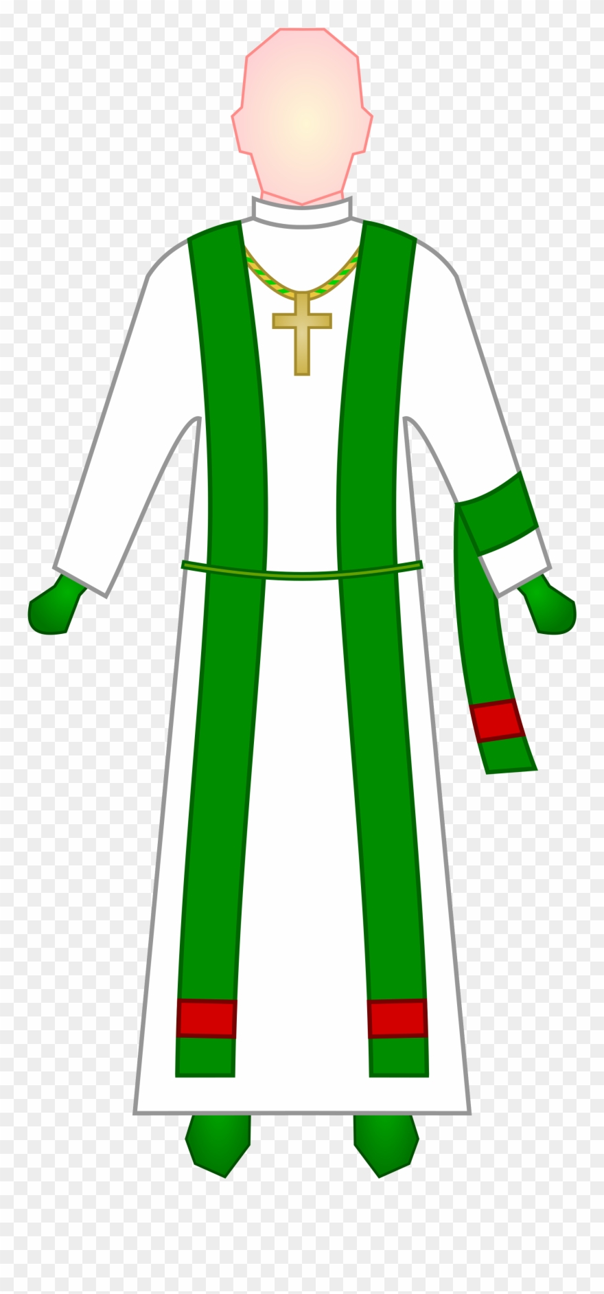 Open - Maniple Bishop Clipart