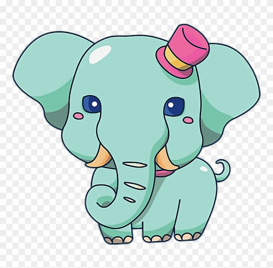 Elefante Sticker - Elephant Clipart