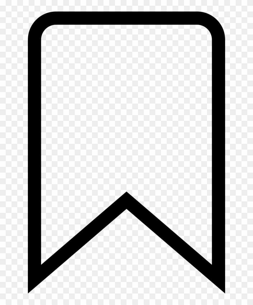 Label Hollow Comments - Bookmark Icon Png Clipart