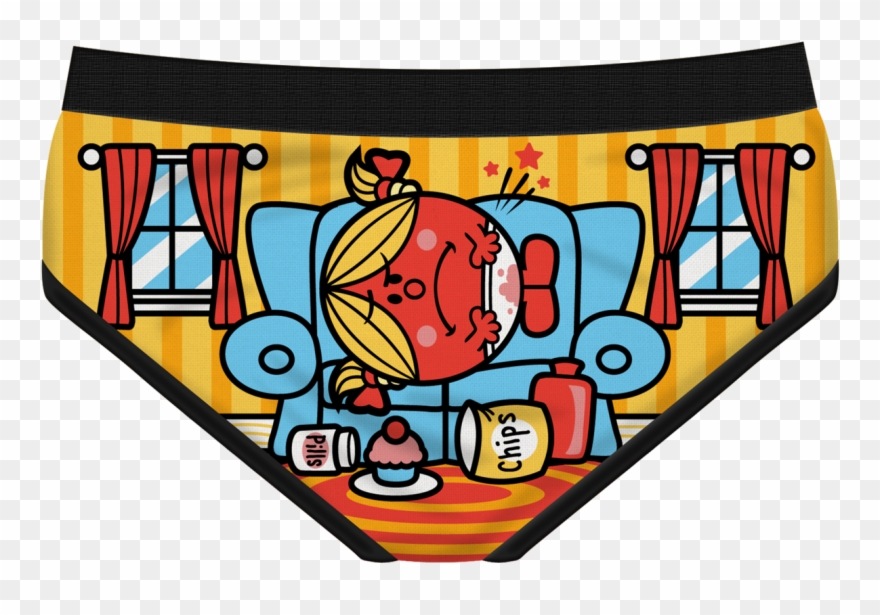 Little Miss Crampy Briefs Clipart