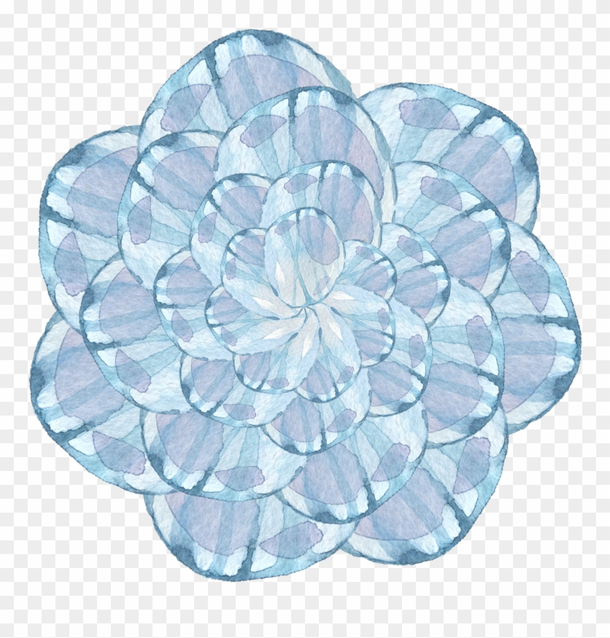 Simple Stylish Decorative Watercolor Png And Psd - Dahlia Clipart