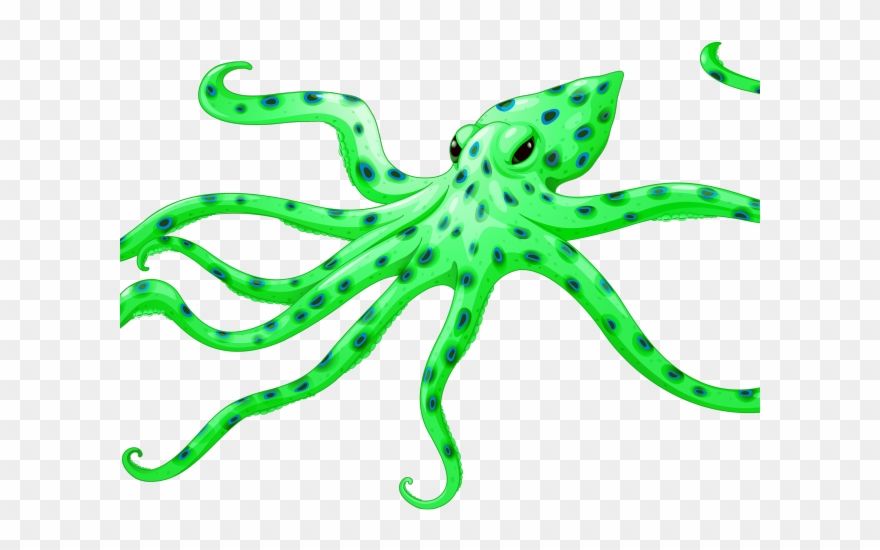 Octopus Clipart Easy - Letter O For Octopus - Png Download