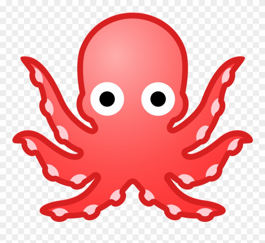 Octopus Icon - Octopus Emoji Clipart