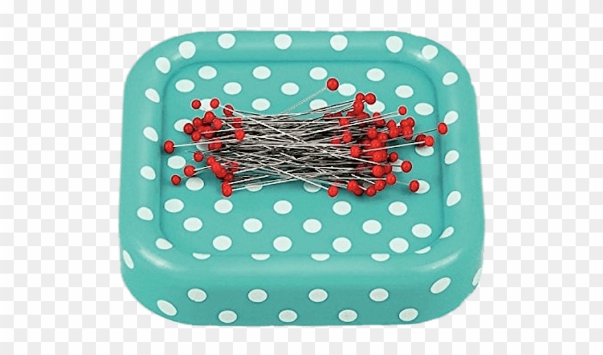 Download Magnetic Pin Cushion Transparent Png - Polka Dot Clipart