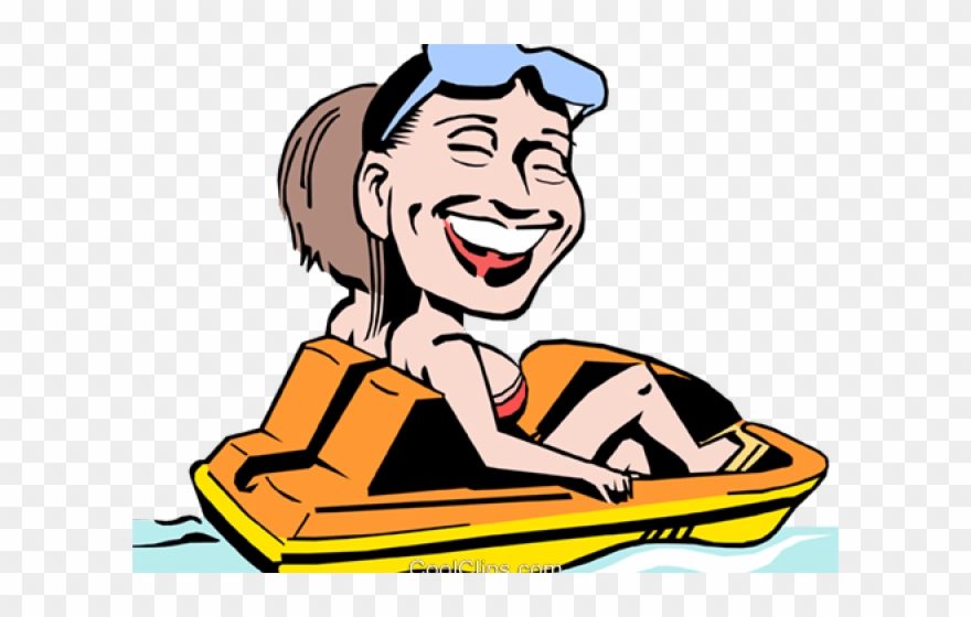 Canoe Paddle Clipart Animated - Paddle Boat Clip Art - Png Download
