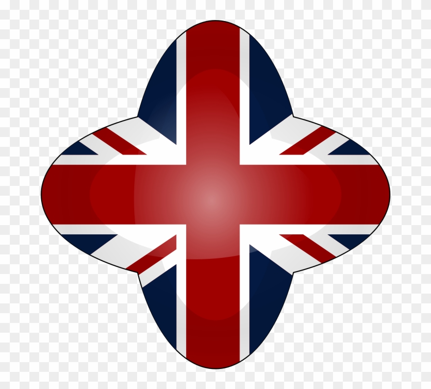 Png England Flag Heart Clipart