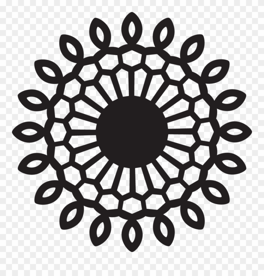 Doilies, Paper Flowers, Silhouette Cameo, Clip Art, - Rose Window Png Transparent Png