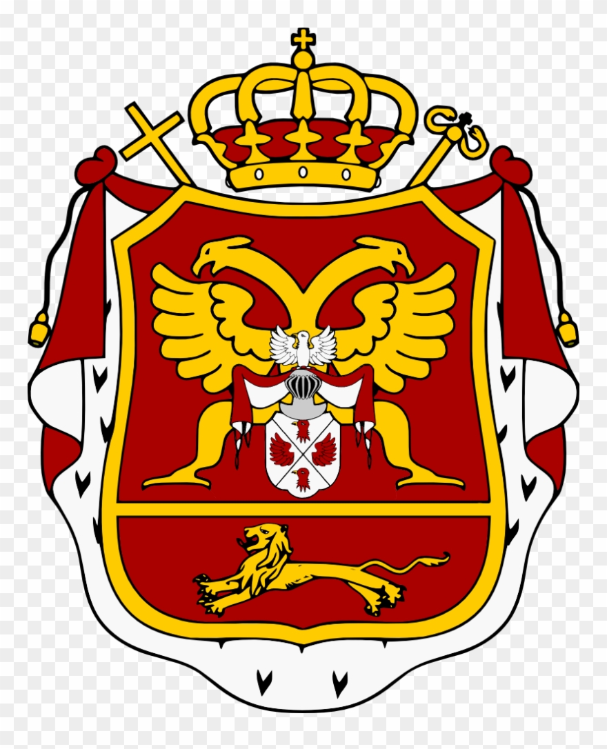 Coat Of Arms Of Metropolitan Petar I Of Montenegro - Montenegro Historical Coat Of Arms Clipart