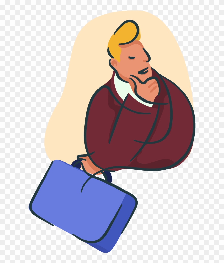 Business Man - Cartoon Clipart