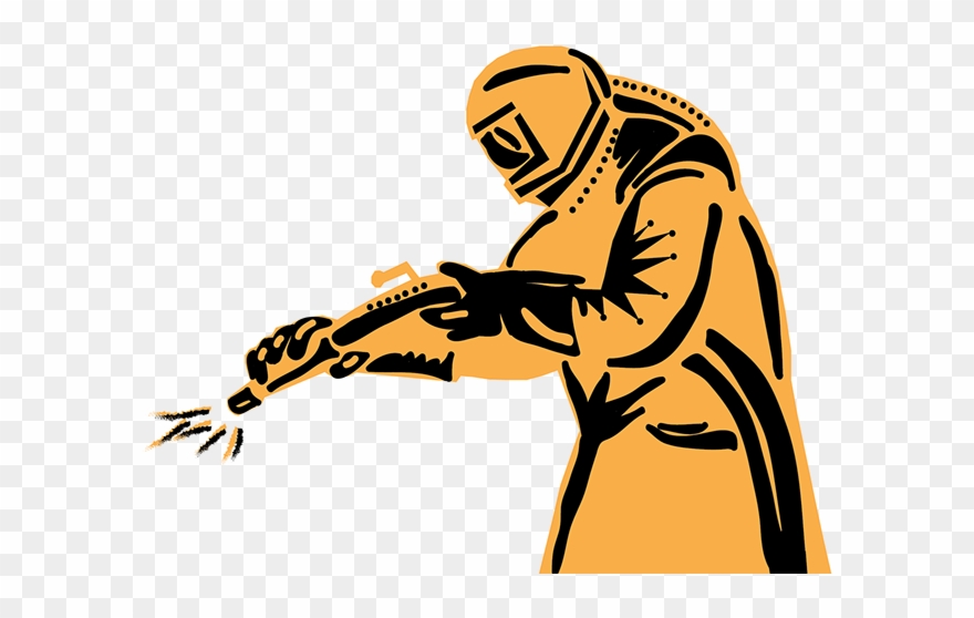 Sandblasting Man Clipart