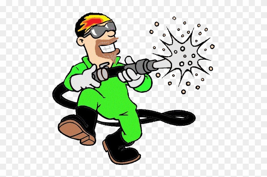 Soda Blasting Logo Clipart