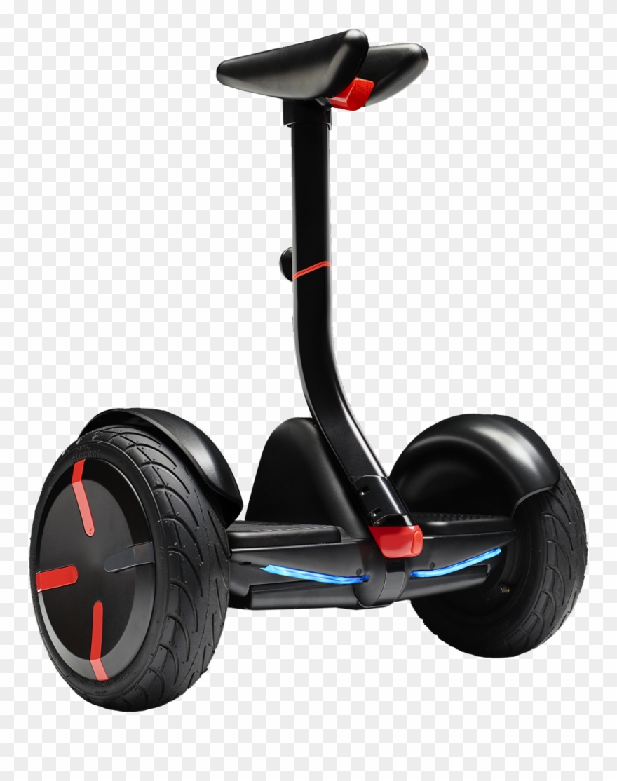 Minipro Black - Self-balancing Scooter Clipart