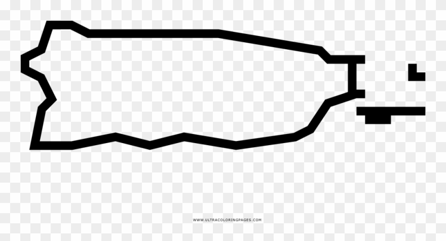 Puerto Rico Coloring Page Clipart