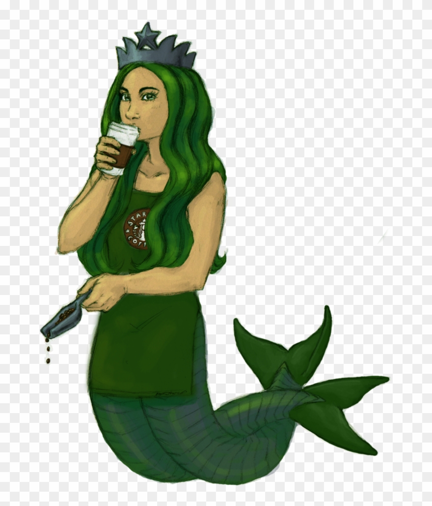 Siren Frappuccino Coffee Starbucks Mermaid Free Download - Starbucks Mermaid Png Clipart