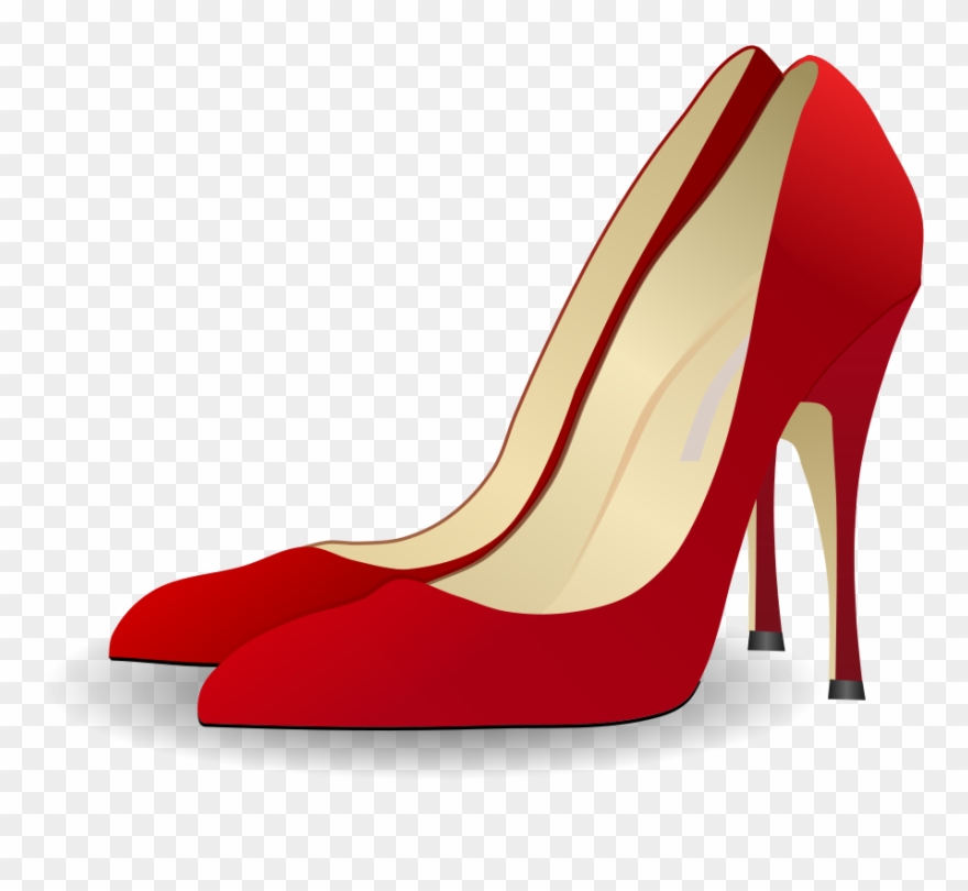 High Heels Clipart Many Interesting Cliparts - High Heeled Red Shoes - Png Download