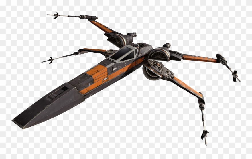 Xwing Png - Poe X Wing Transparent Clipart