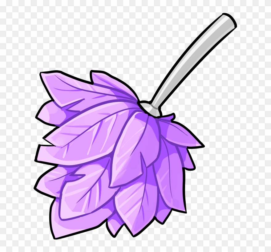 Purple Duster Clipart