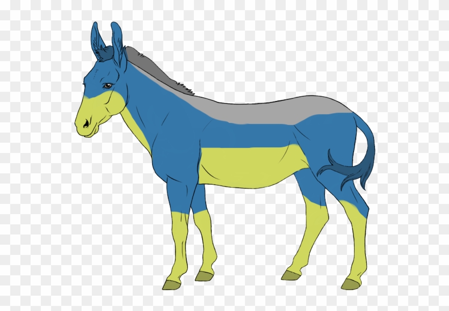 The Drabardi Donkey - Mane Clipart