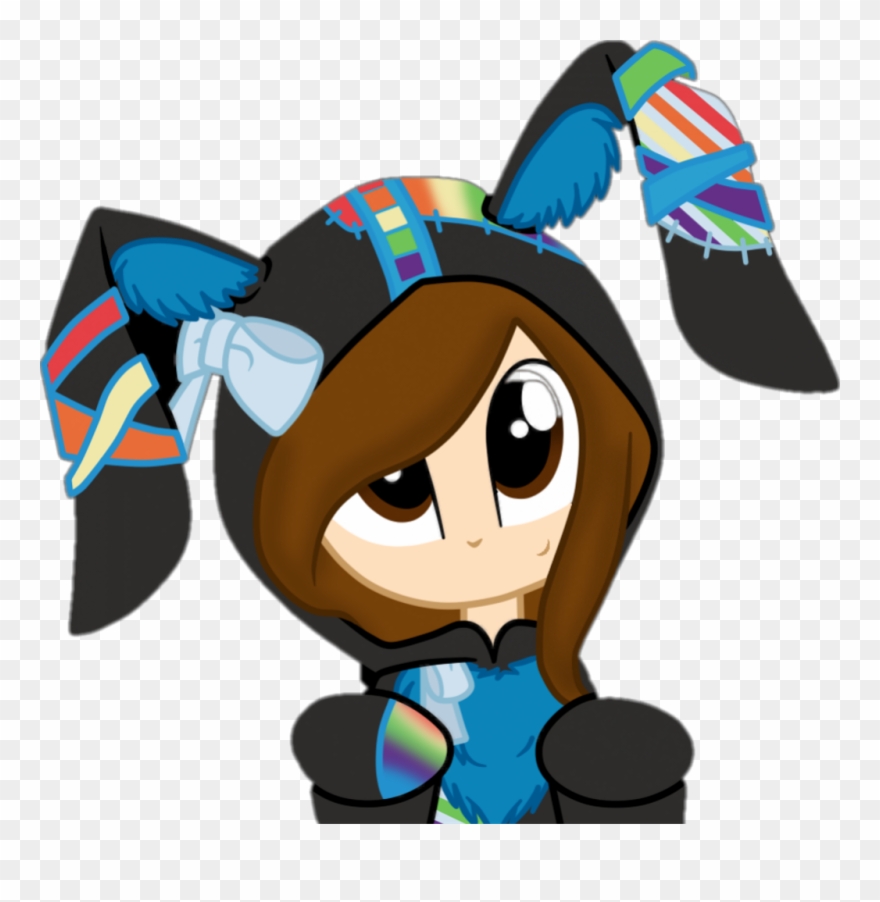 Pony With Bunny Bases Clipart