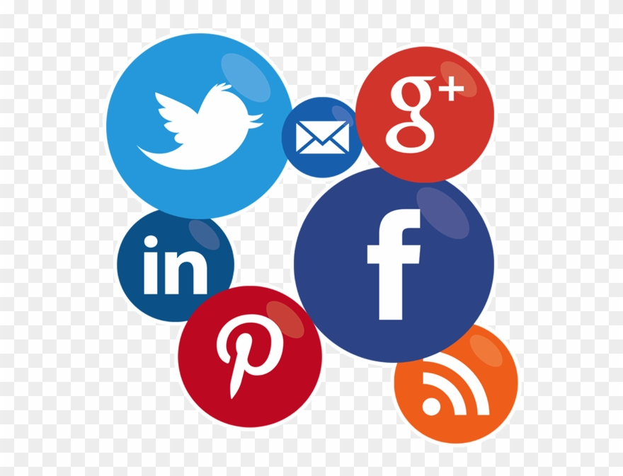 Social Media Marketing - Social Media Combined Icon Clipart