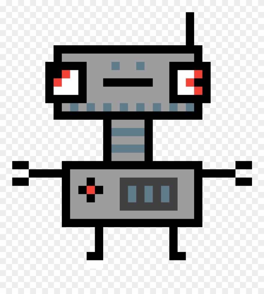 Beeep Bop The Robot - Cartoon Clipart
