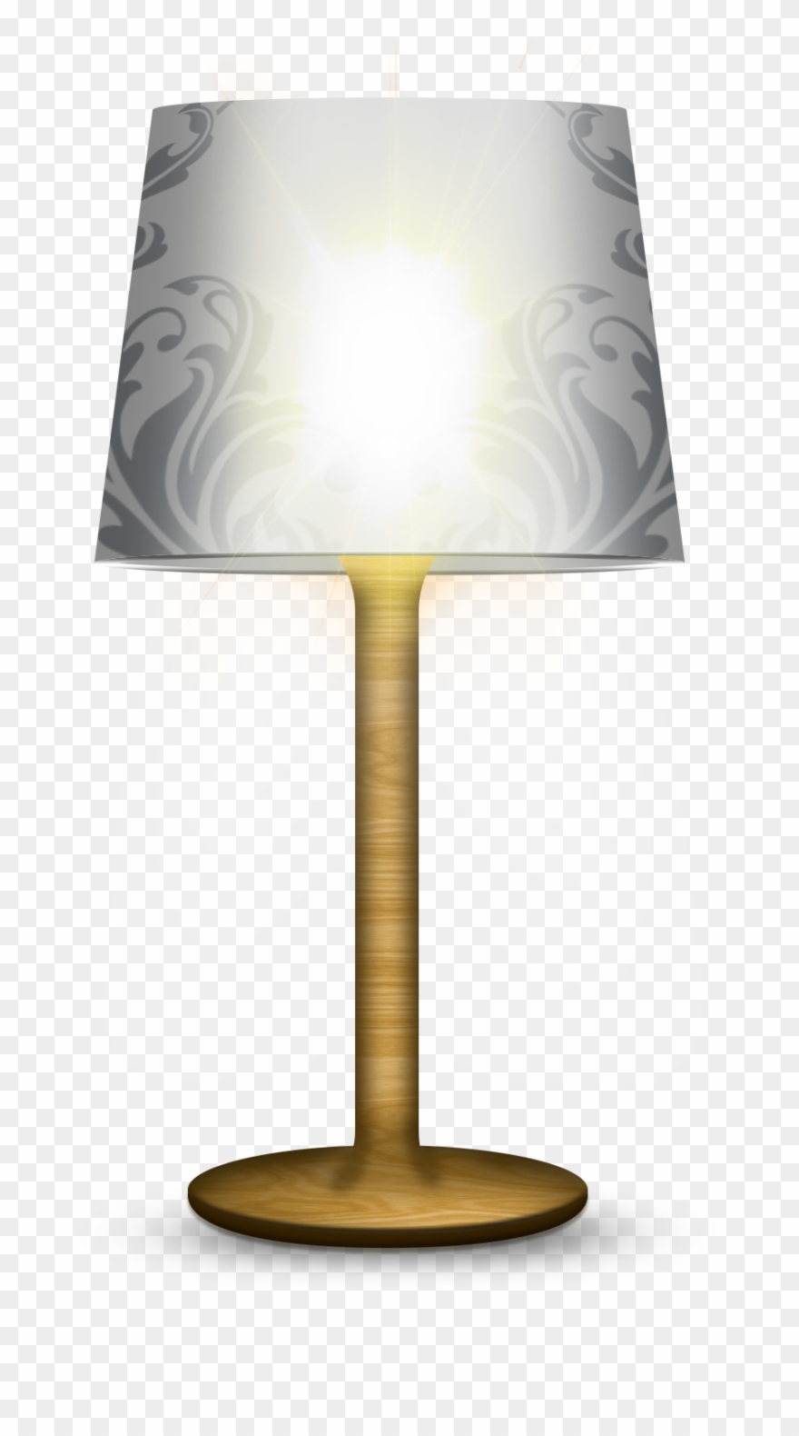 Household Items Table Lamps School Supplies Png And - Lampshade Clipart