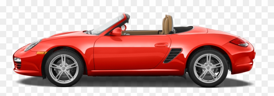 Porsche Clipart Red Convertible - 2013 Genesis Coupe Side - Png Download