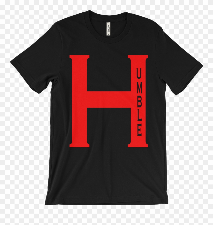 Image Of Black Big H Humble - Dakota Kai T Shirt Clipart