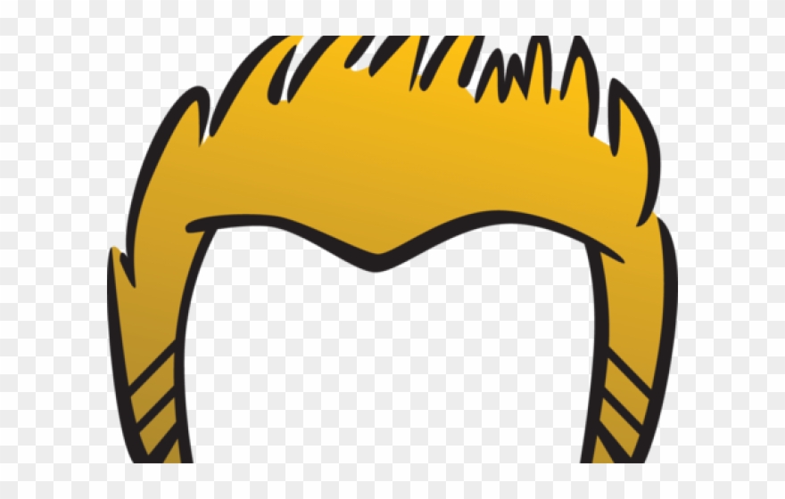 Hair Clipart Donald Trump's - Blond Hair Boy Clipart - Png Download