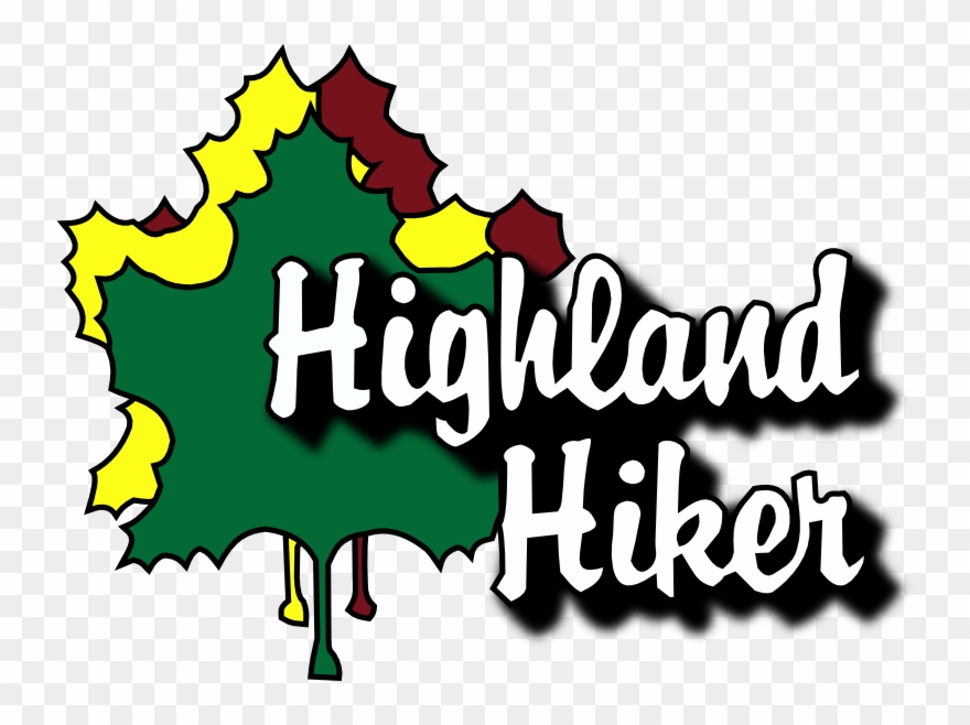 Clipart Mountains Waterfall - Highland Hiker - Png Download