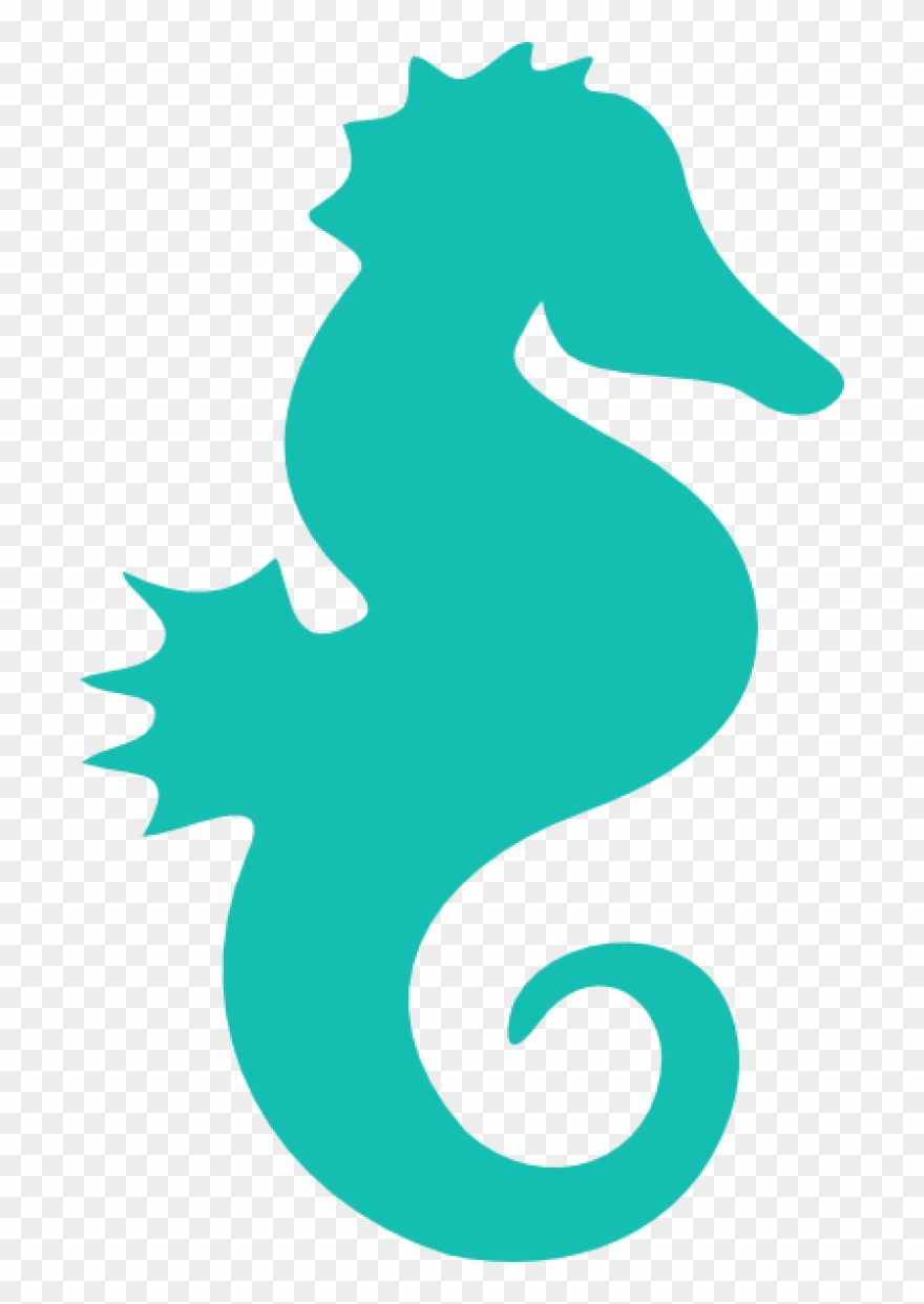 Diy Design Pictures Clip Art Downloads Hatenylo - Silhouette Seahorse Clipart - Png Download