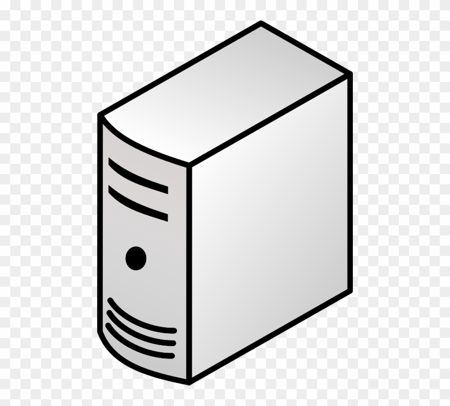 Clip Art Black And White Library Application Server - Server Drawing Png Transparent Png