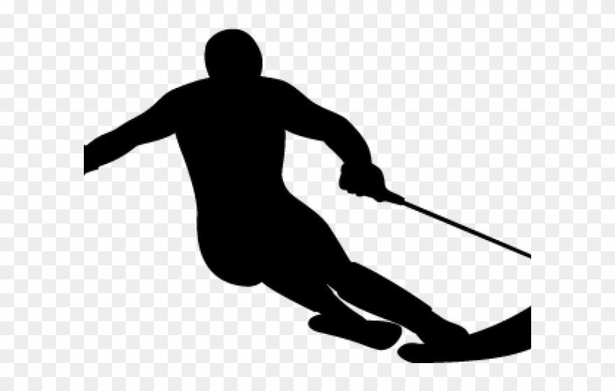 Ski Lodge Clipart Transparent - Skiing Vector - Png Download