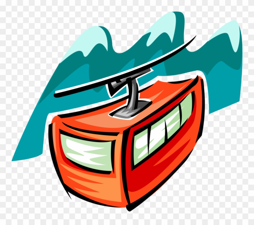 Skis Vector Red - Ski Clipart