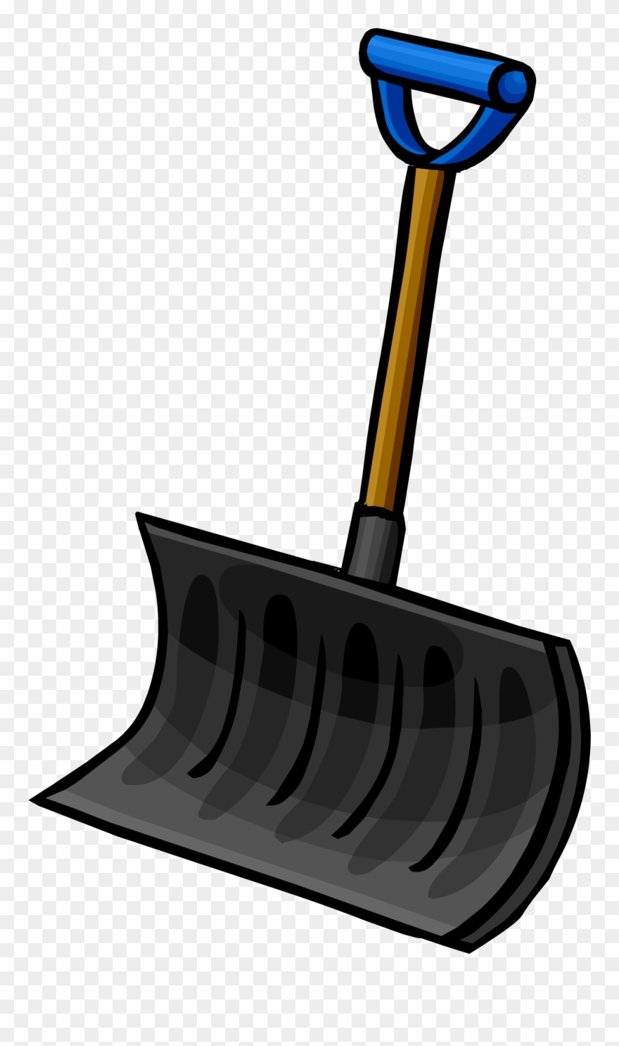 Club Penguin Clip Art - Snow Shovel Transparent Background - Png Download