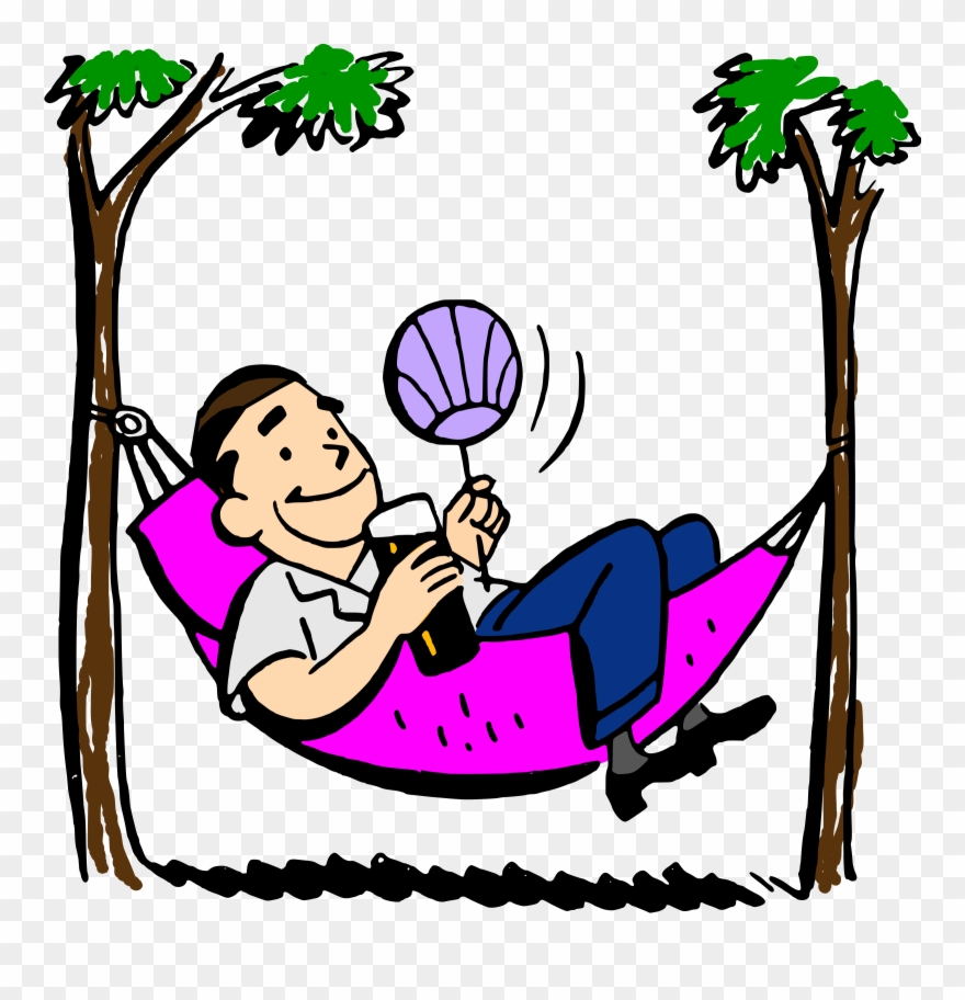 Ha Desktop Backgrounds In Hammock Colored - Person In Hammock Clipart - Png Download