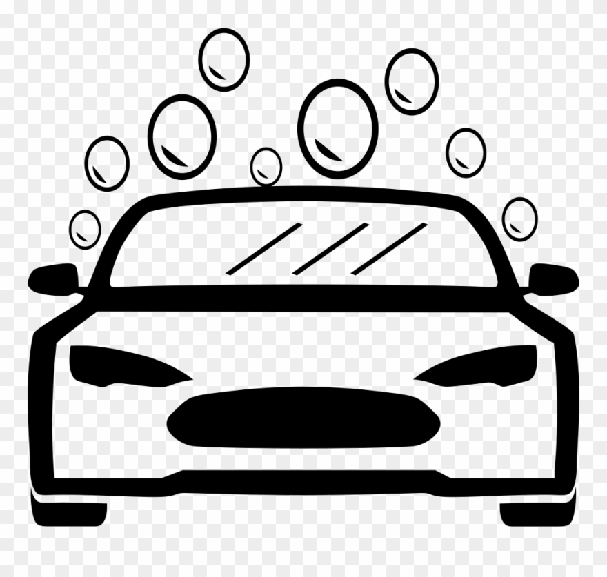 Car Wash Png Black And White Clipart Car Wash Clip - Car Wash Icon White Transparent Png