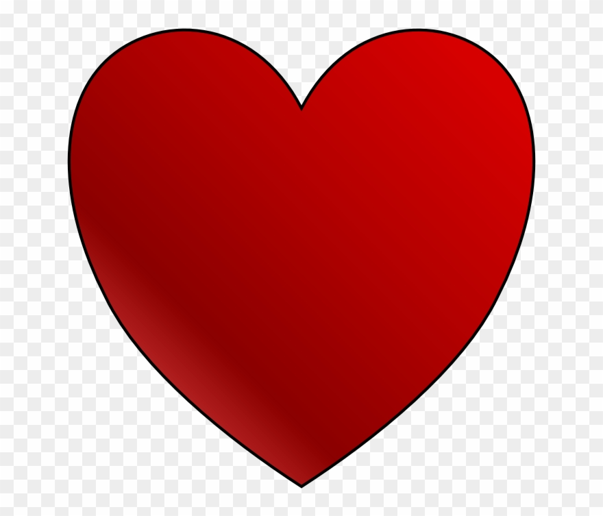 Red - Heart - Clip - Art - Red Heart - Png Download