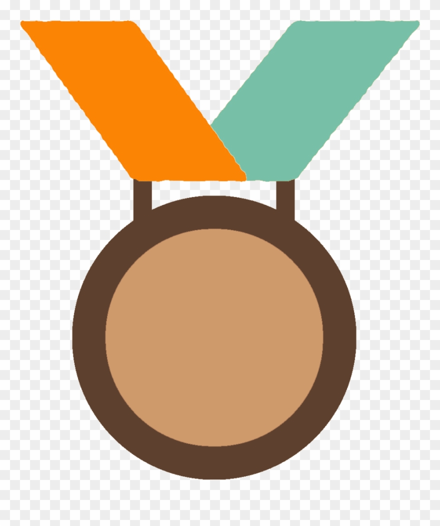 Transparent Blue Medal Clipart - Png Download