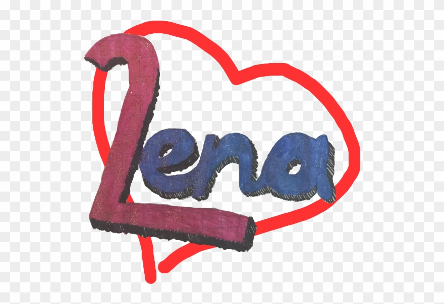 Lena❤ Lenameyerlandrut Lena Name Name Heart Herz Rot - Name Clipart