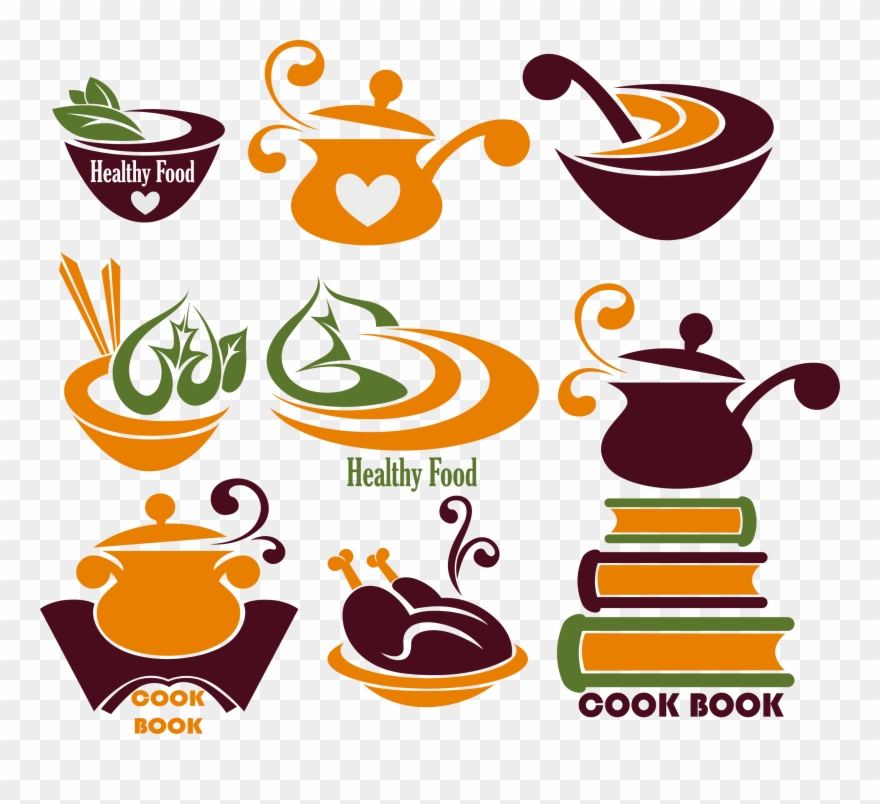 Barbecue Chef Floating Healthy And Kitchen Supplies - Cocina Vectores De Comida Clipart