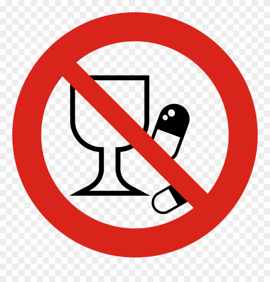 Royalty Free Alcohol Vector Background - No Turn Left Sign Clipart