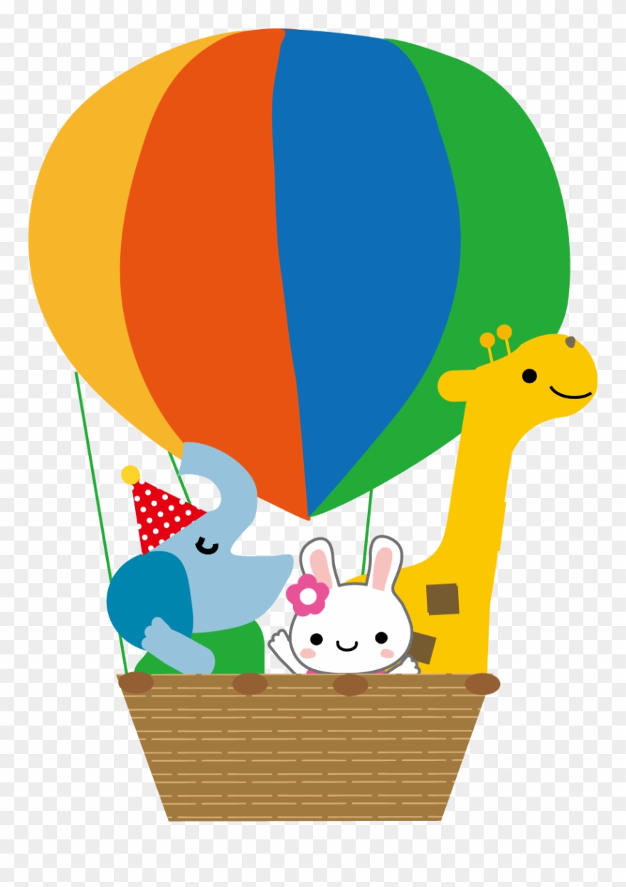 Balon Articles, Page Borders, Transportation, Clip - 気球 イラスト かわいい 無料 - Png Download